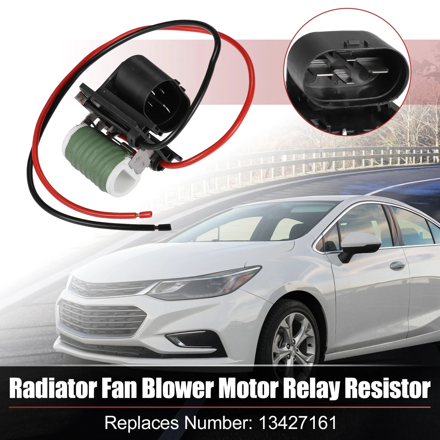 Radiator Fan Blower Motor Relay Resistor for Chevrolet Cruze (2011–2016) No.13427161