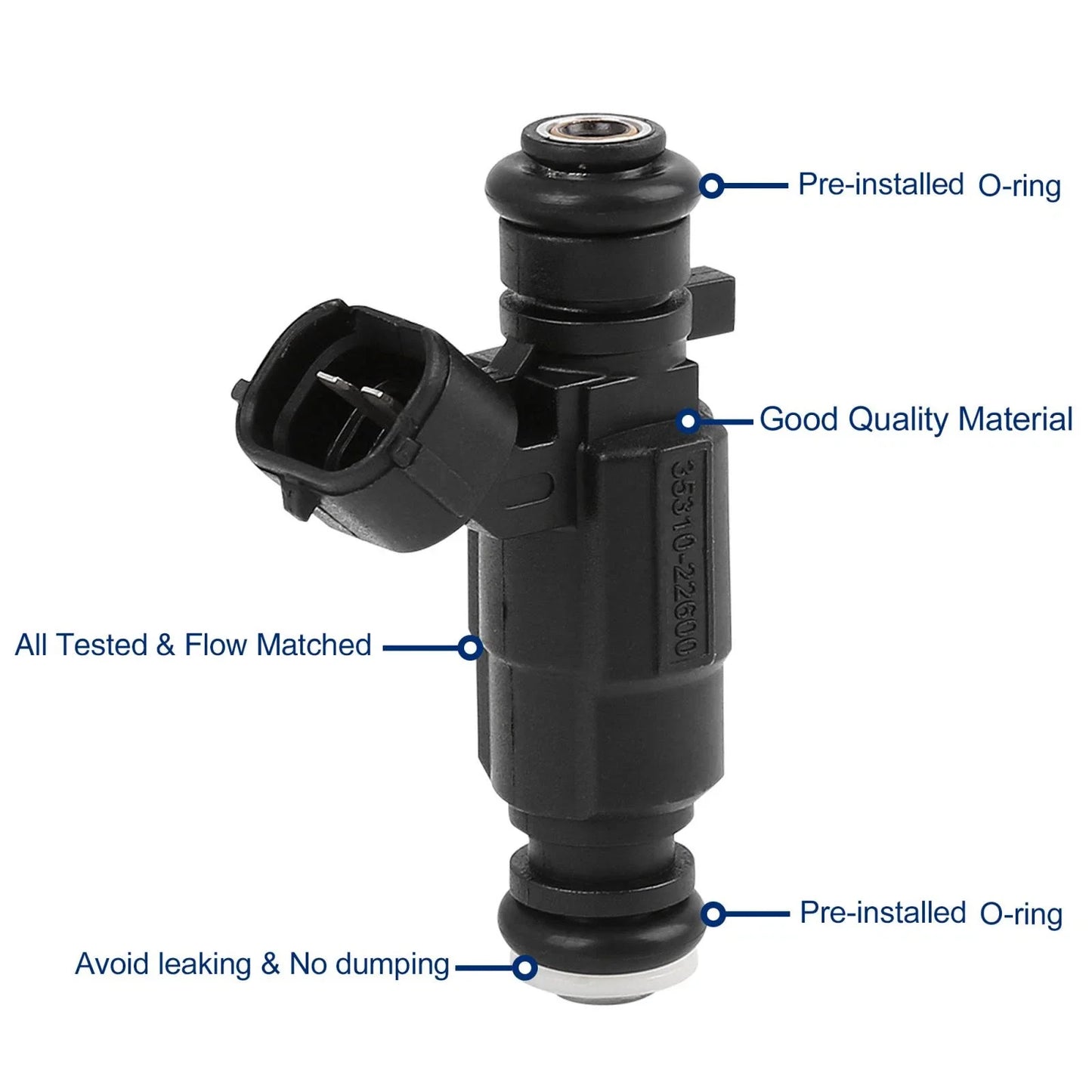 4 x Fuel Injectors for Hyundai Accent 1.5L 1.6L (2000-2005)