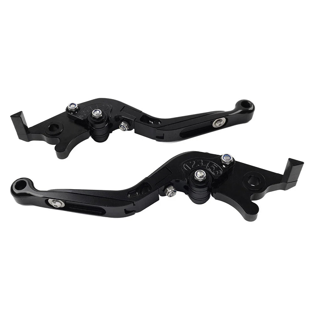 Black Extendable Brake Clutch Levers for BMW F800GS/Adventure, F800R (08-18)