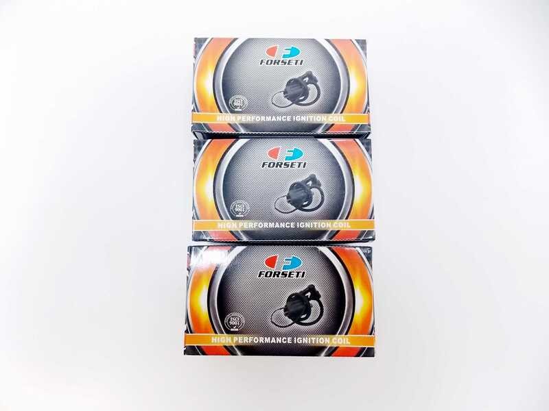 Set of 3 Ignition Coil Spark Plug Caps for Suzuki GT380 (1974–1979)