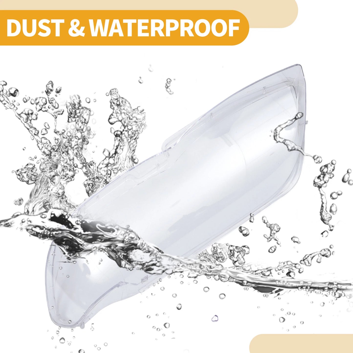 1 Pc Headlight Lens Cover for BMW X5 (2004–2006) No. 63117166817 Clear