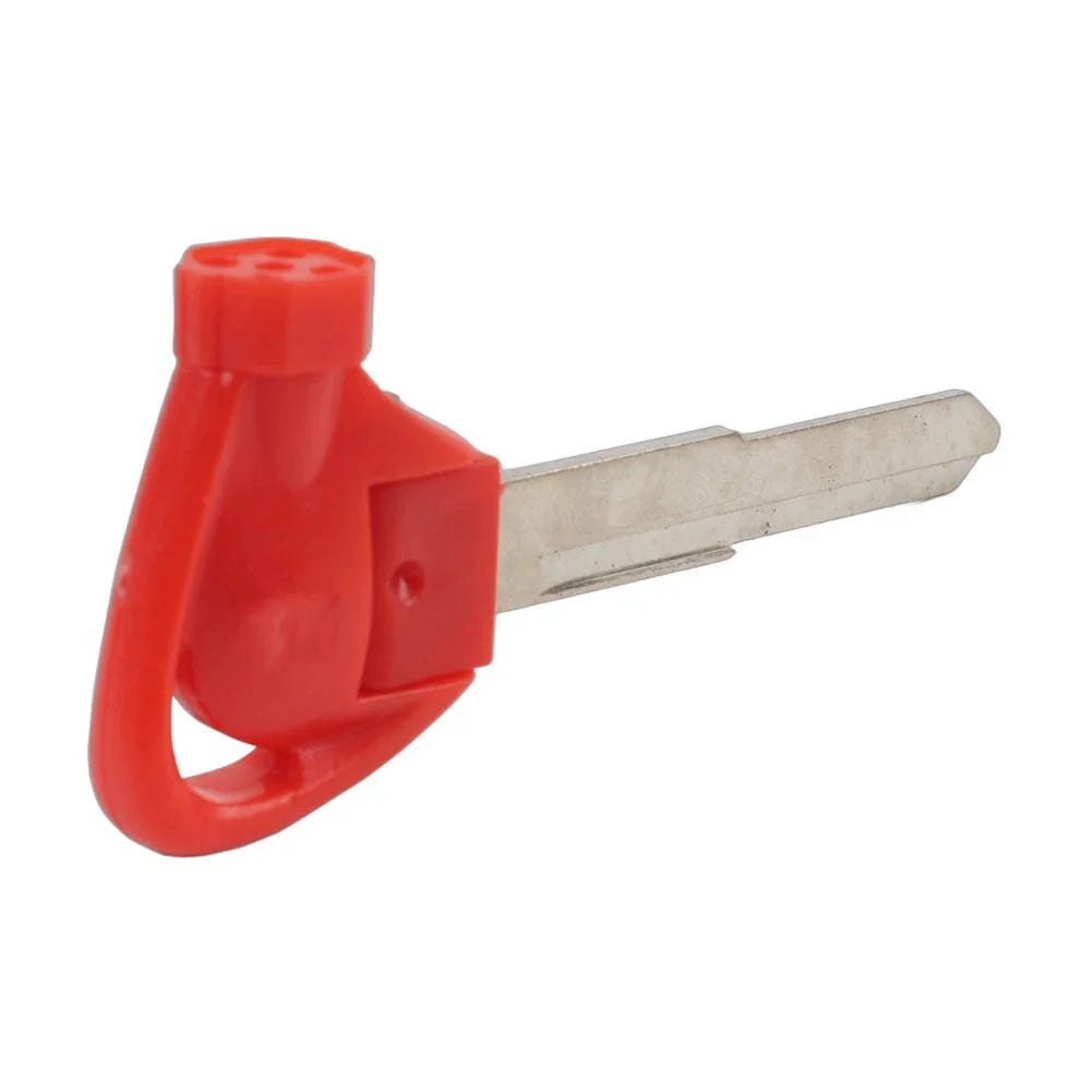 Red Right Ignition Key Blank Shell Case Uncut Blade for Yamaha Scooter