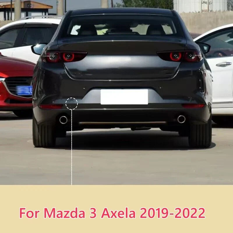 Rear Bumper Tow Hook Cover Towing Eye Cap for Mazda 3 Axela (2019–2022)