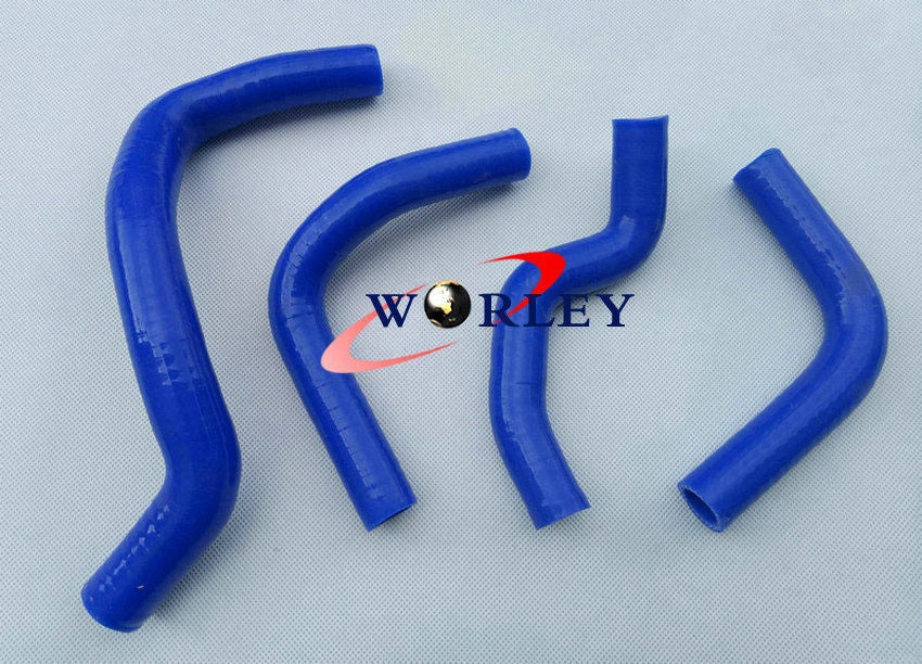 Blue Silicone Radiator Hose for Suzuki DRZ400E (2003–2007)