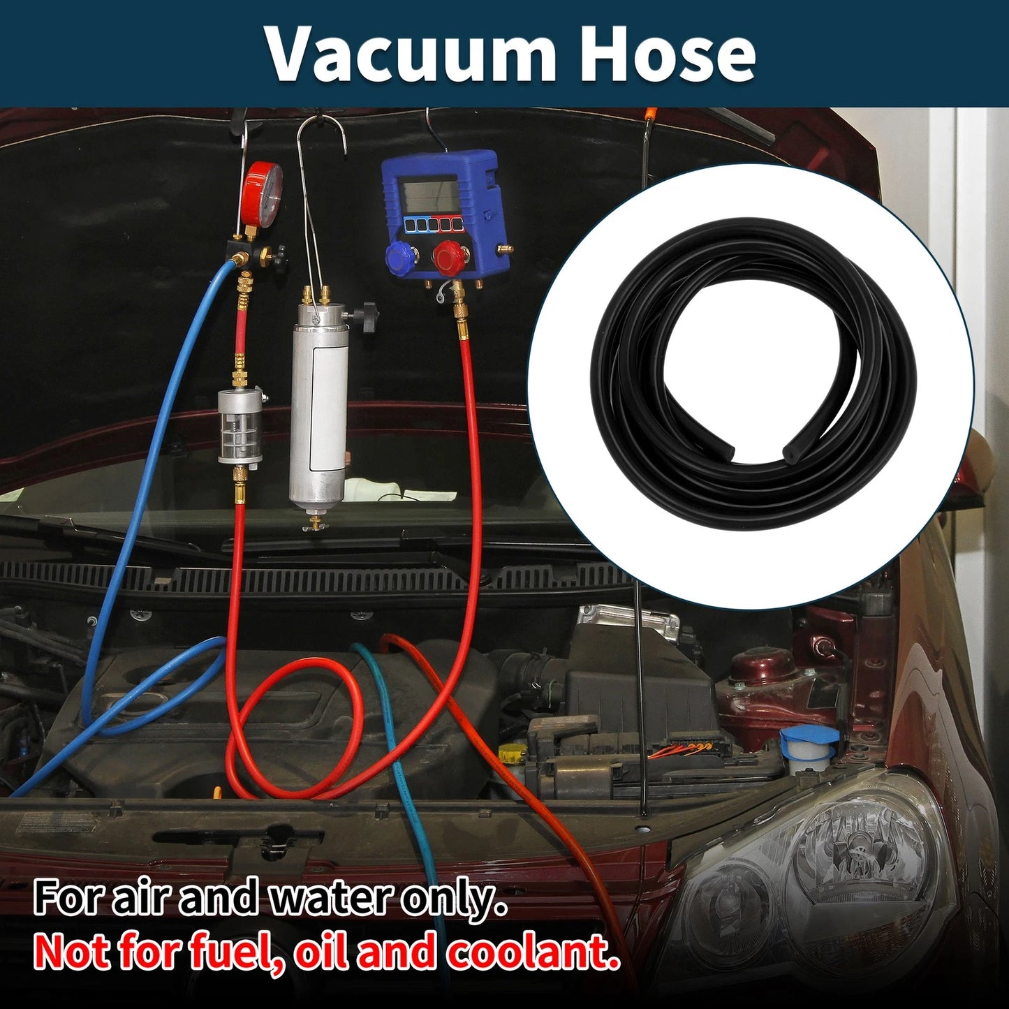 10ft Vacuum Tubing Hose for Automotive (4mm ID)