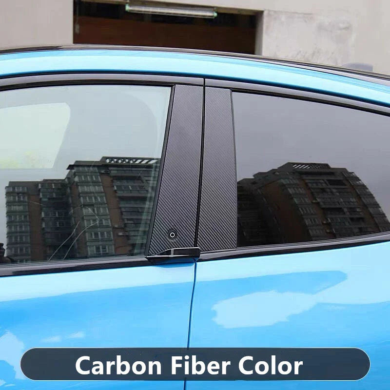 Carbon Fiber Pillar Post Cover for Ford Mustang Mach-E (2021–2024)