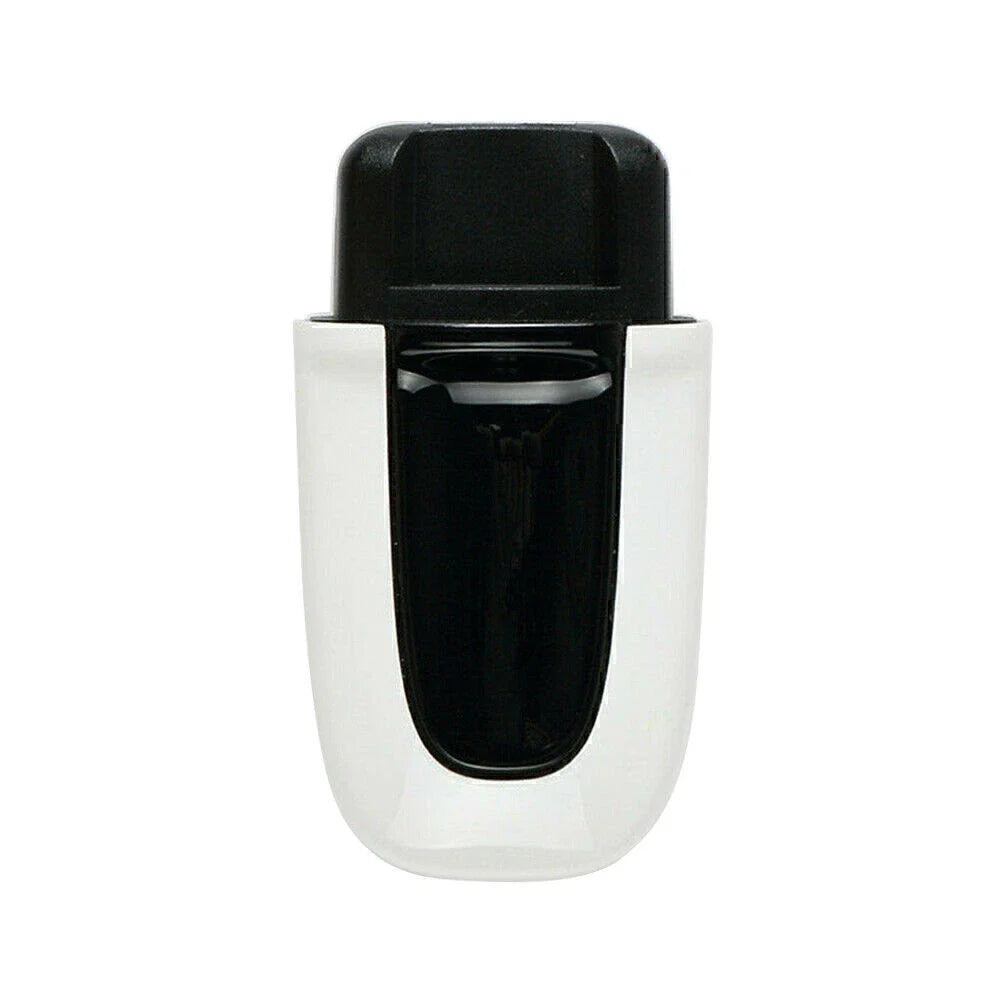 1x White ABS One Button Start Key Cover Case for Macan (2015-2023)