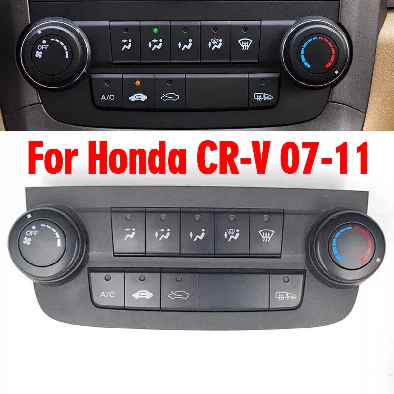 A/C Temperature Climate Control Switch Panel for Honda CR-V (2007–2011)