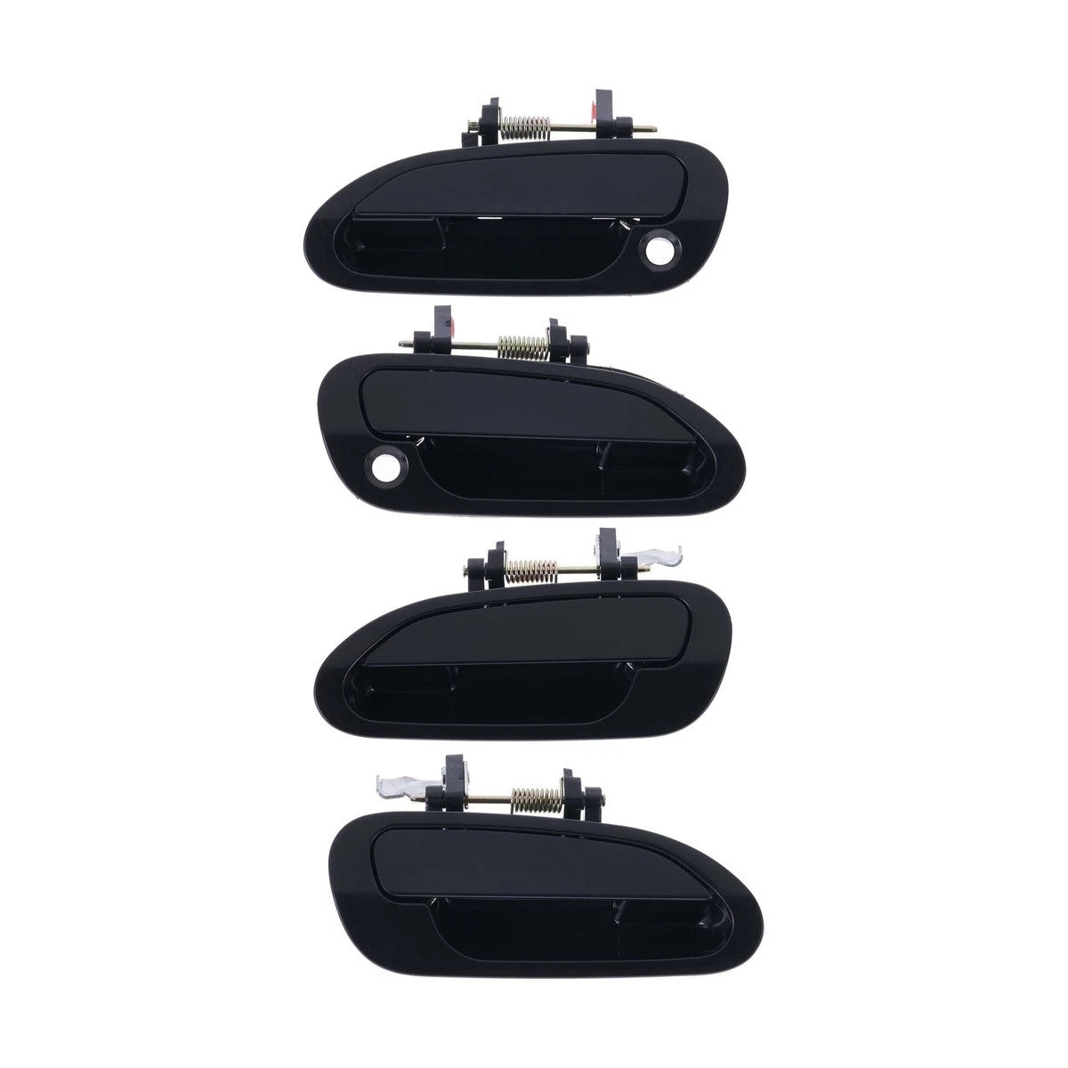 Set of 4 Outer Door Handles for Honda Accord (1998–2003) Black
