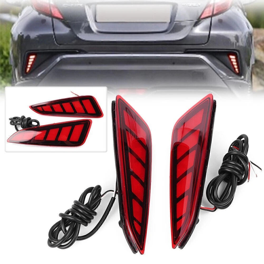 2X LED Rear Fog Light for Toyota C-HR (2016–2022)