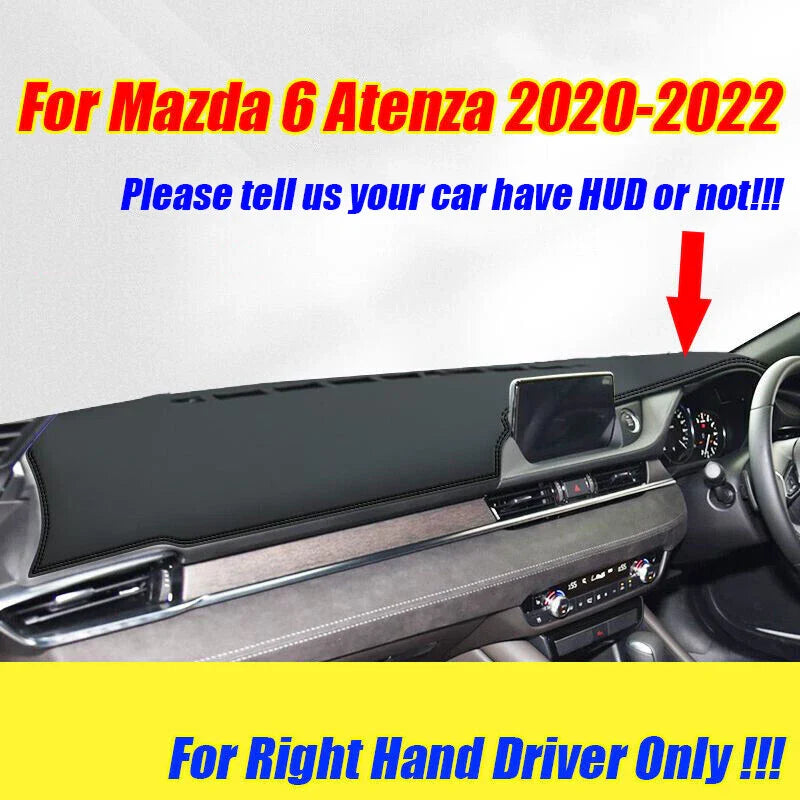 RHD / Leather Dashboard Cover Pad Mat for Mazda 6 Atenza (2020–2022)