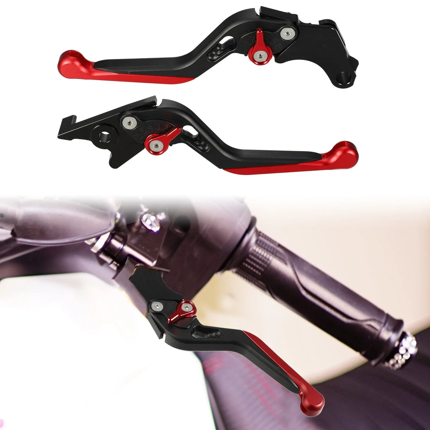 Motorcycle Brake Clutch Levers 1 Pair for Honda Monkey 125 (2018-2023)