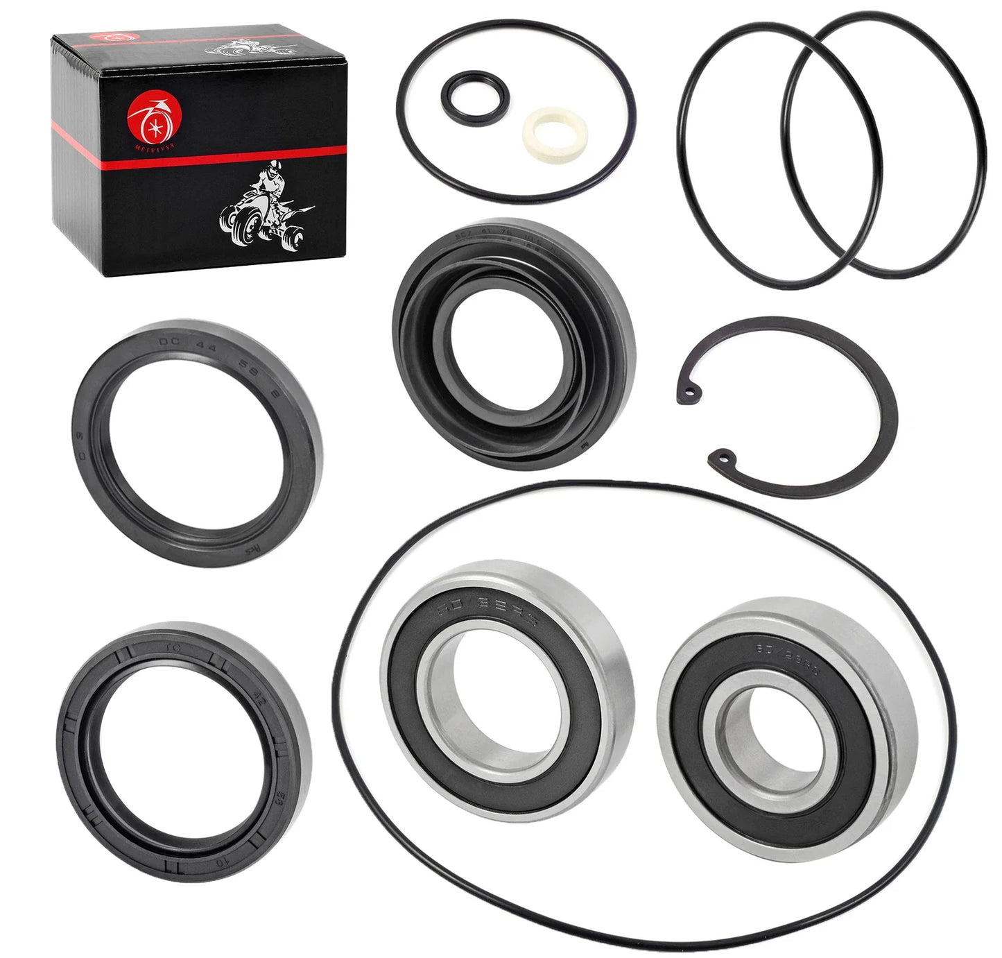 Rear Brake Drum Wheel Seal Bearing Kit for Honda Foreman 520 TRX520 (2020–2023)