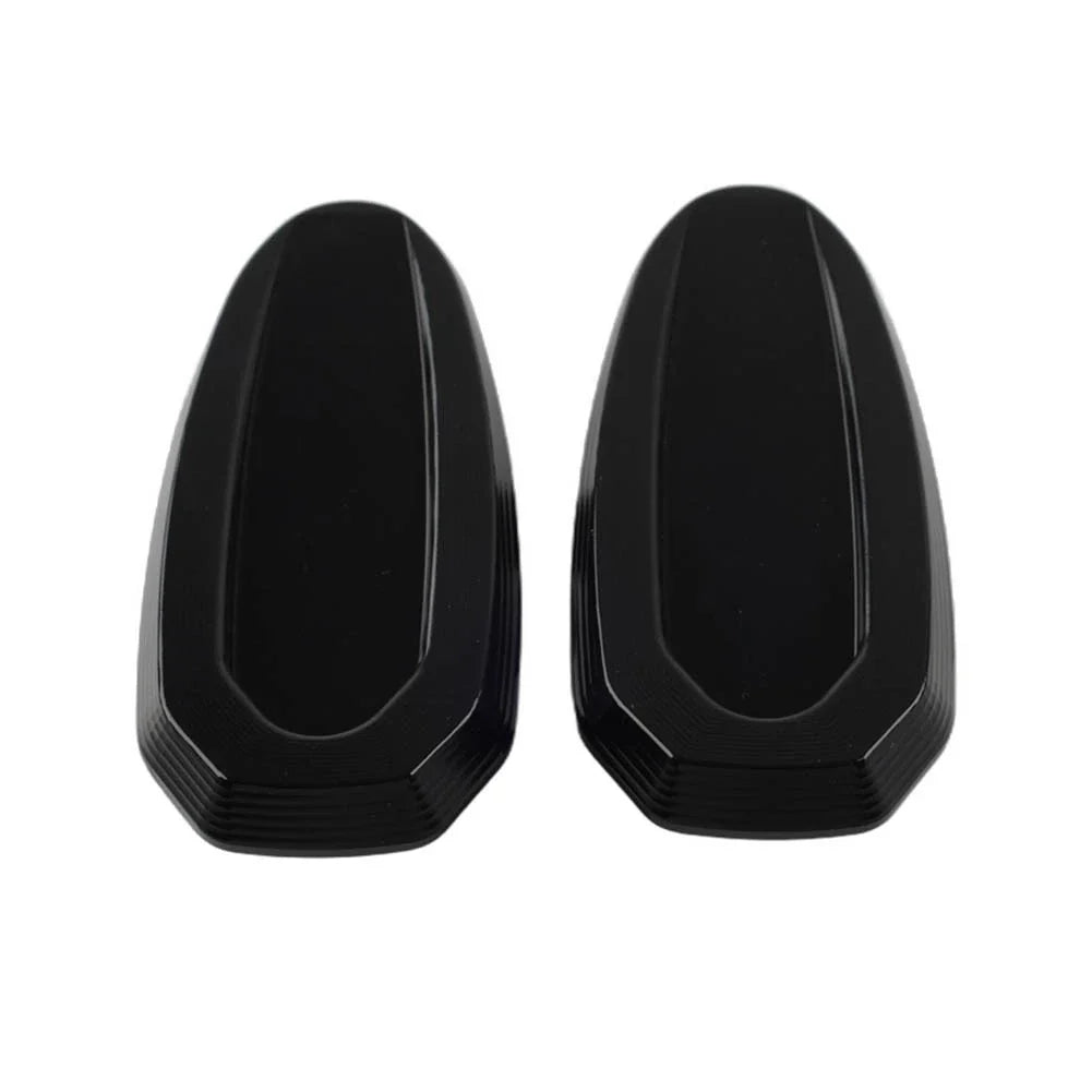 Rearview Mirror Block Off Base Plates Cover for BMW S1000RR (2020-2023) Black