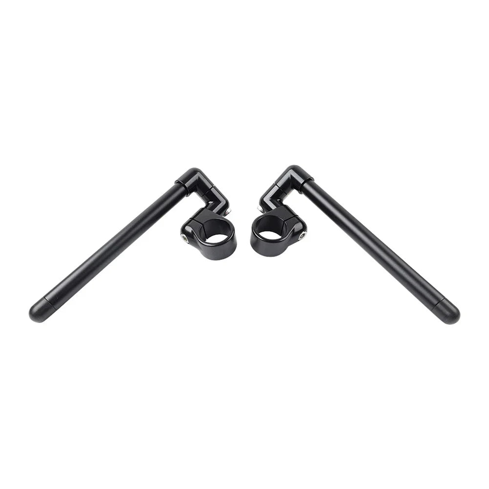 46MM Black Cafe Racer 7/8" Clip-On Handlebar for Motorcycle