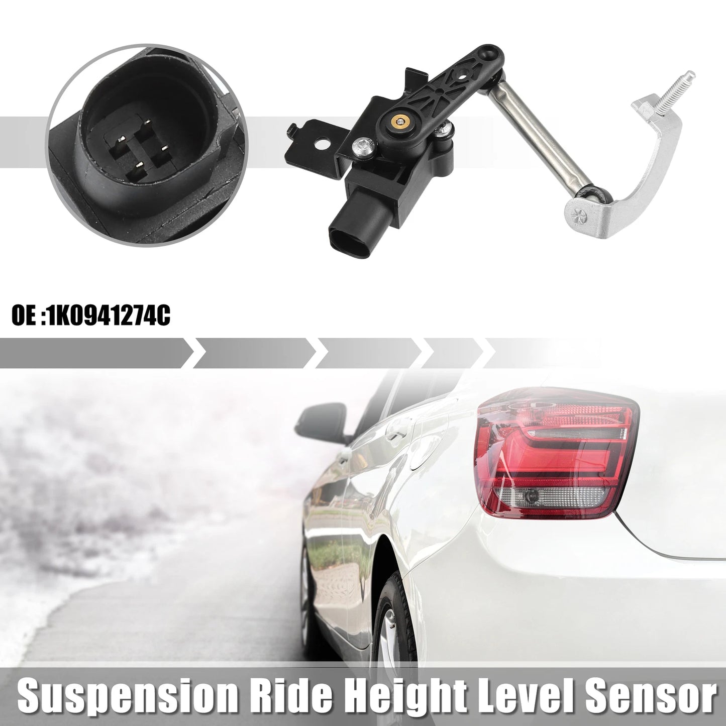 Air Suspension Ride Height Level Sensor for Skoda Estate (2008–2015) No. 1K0941274C