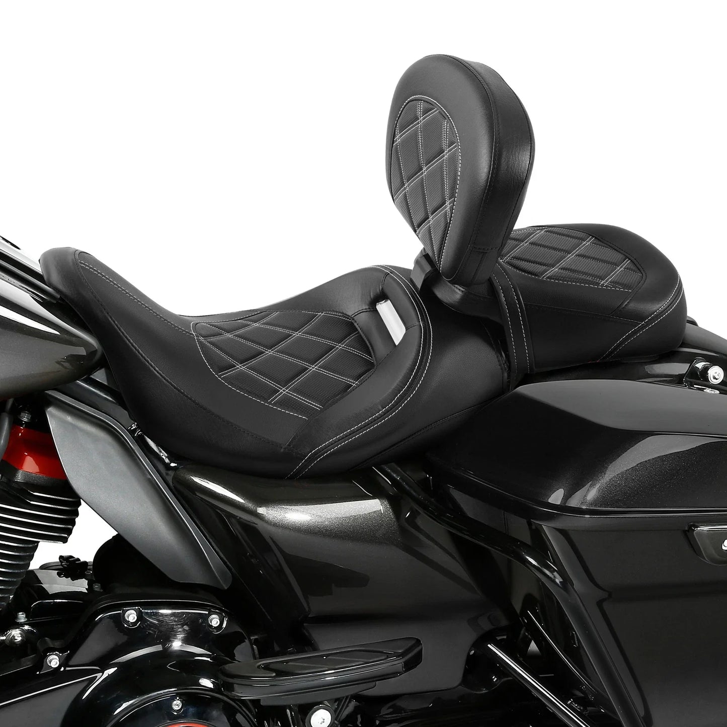 Low-Profile Driver Seats Backrest for Harley Touring (2009-2023)