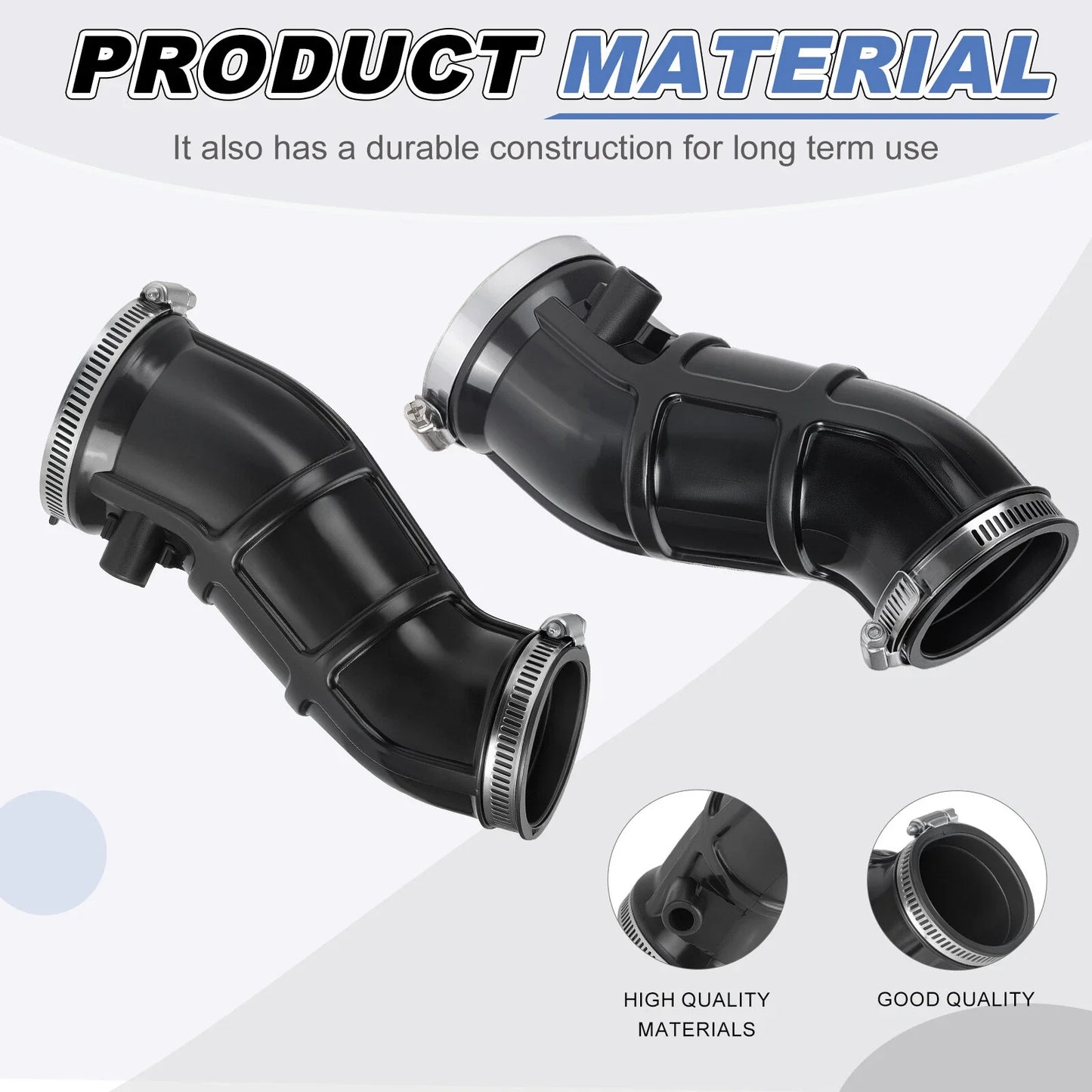 Airbox Manifold Snorkel Intake Tube L+R for Yamaha Raptor 660R (2001–2005)