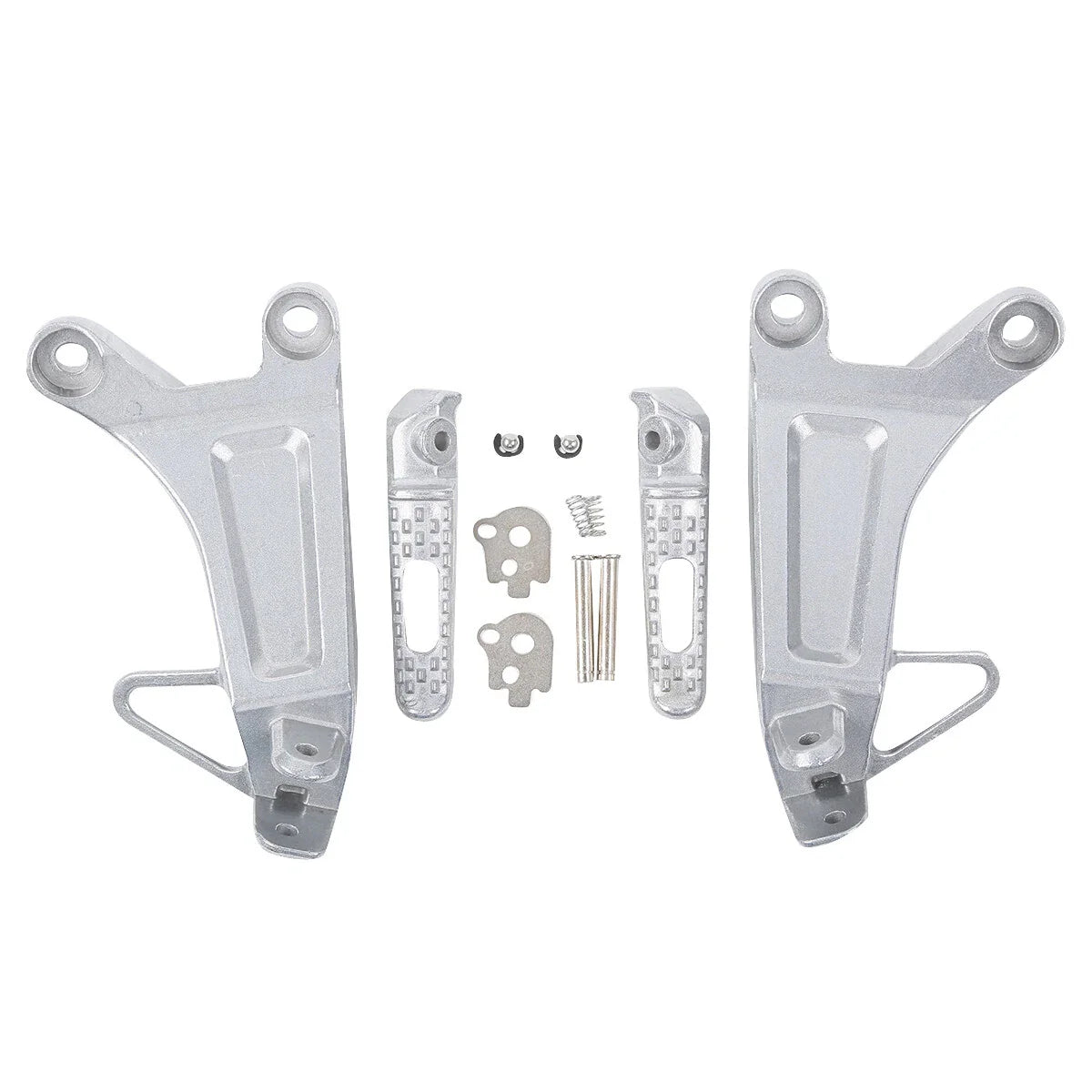 Rear Passenger Footrests Footpegs Bracket Set for Honda CBR600RR (2003-2004)