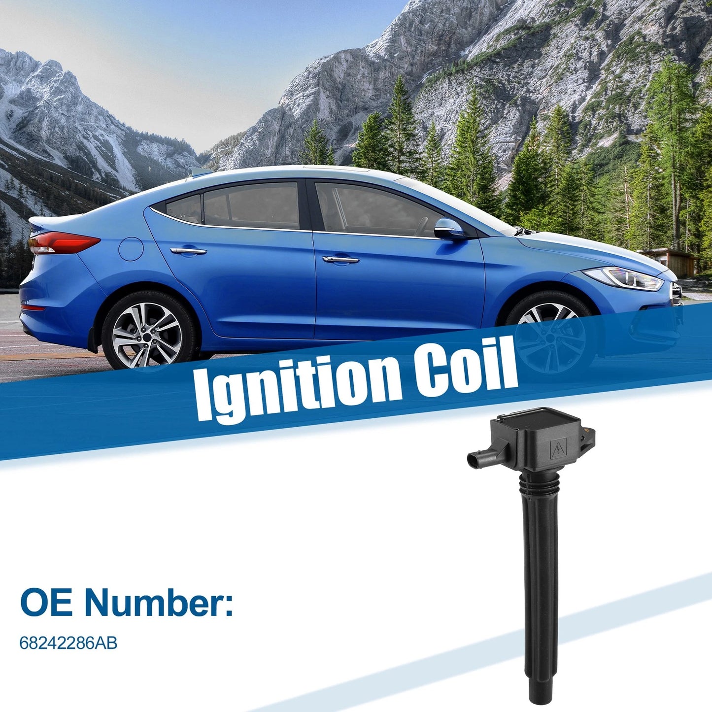 Ignition Coil No. 68242286AB for Jeep Cherokee (2014–2021) & Ram ProMaster City