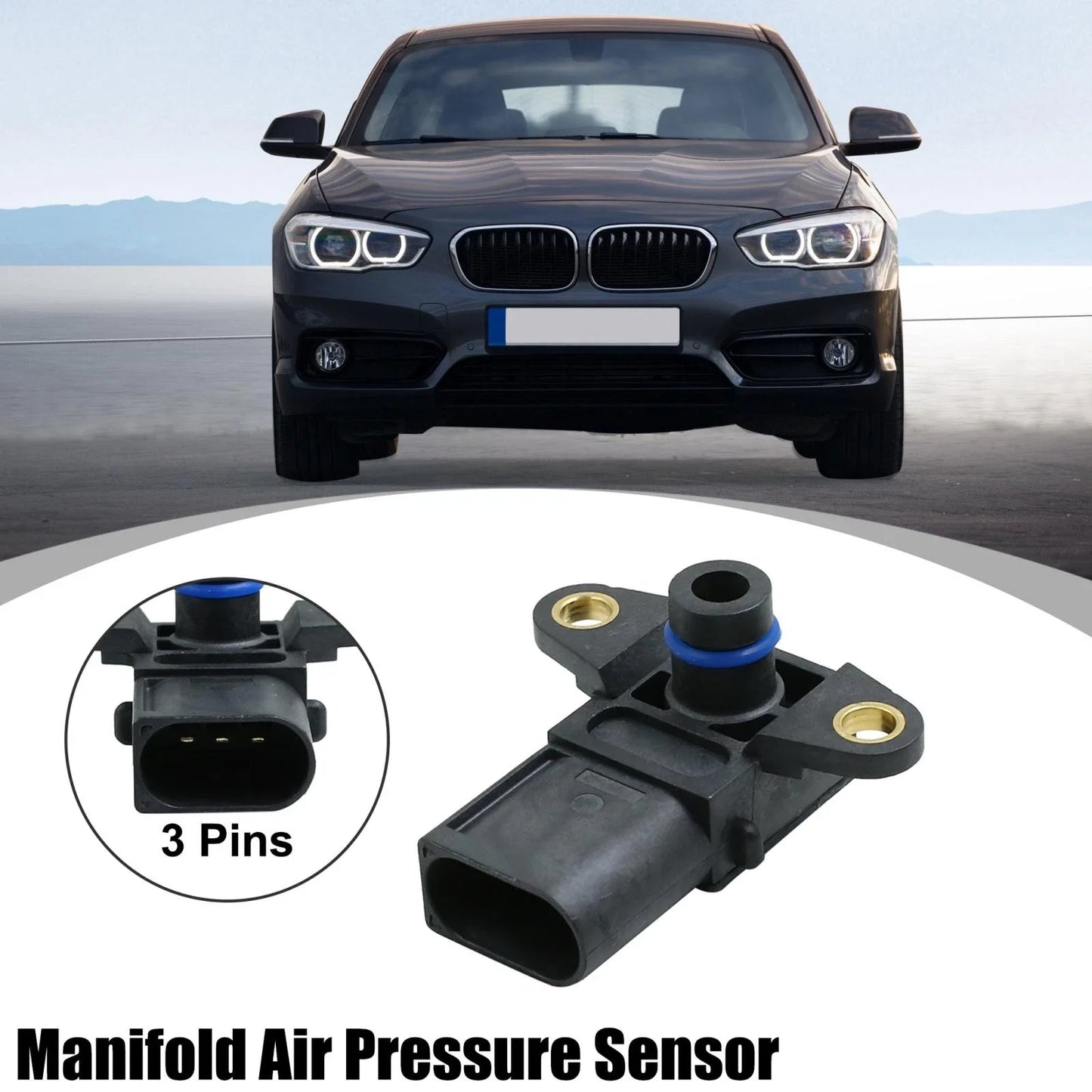 MAP Manifold Air Pressure Sensor for BMW 128i 325i 328i M5 M6 X3 X4