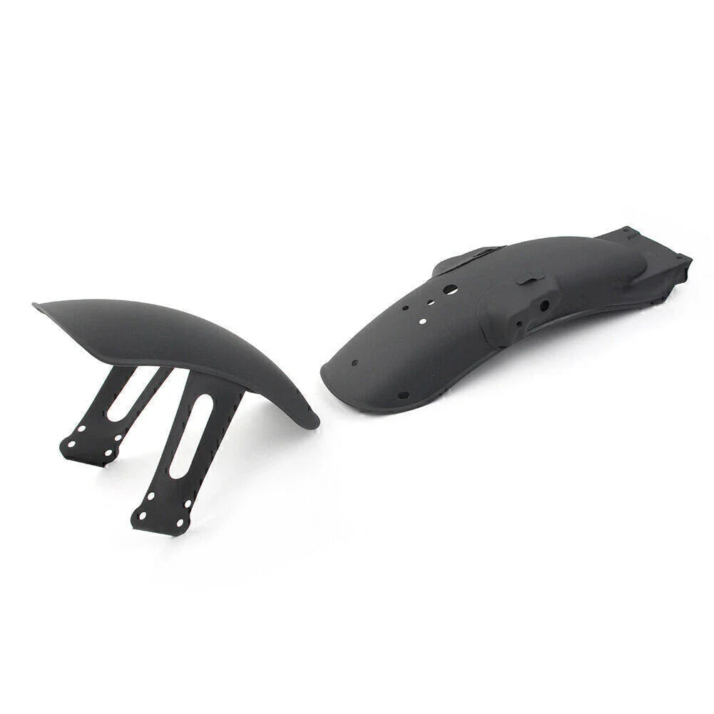 Black Metal Front & Rear Fender Mudguard Cover for Cafe Racer CG125