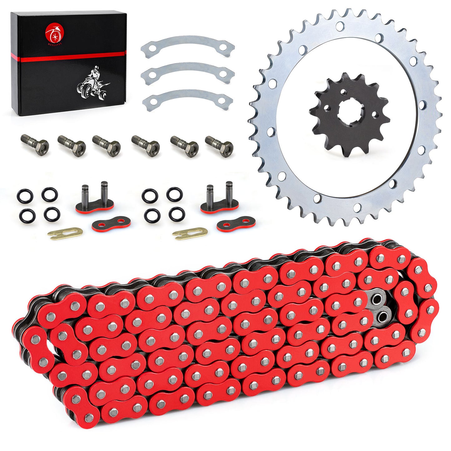 Drive Chain and Sprocket Set for Yamaha Warrior (1996–2004)