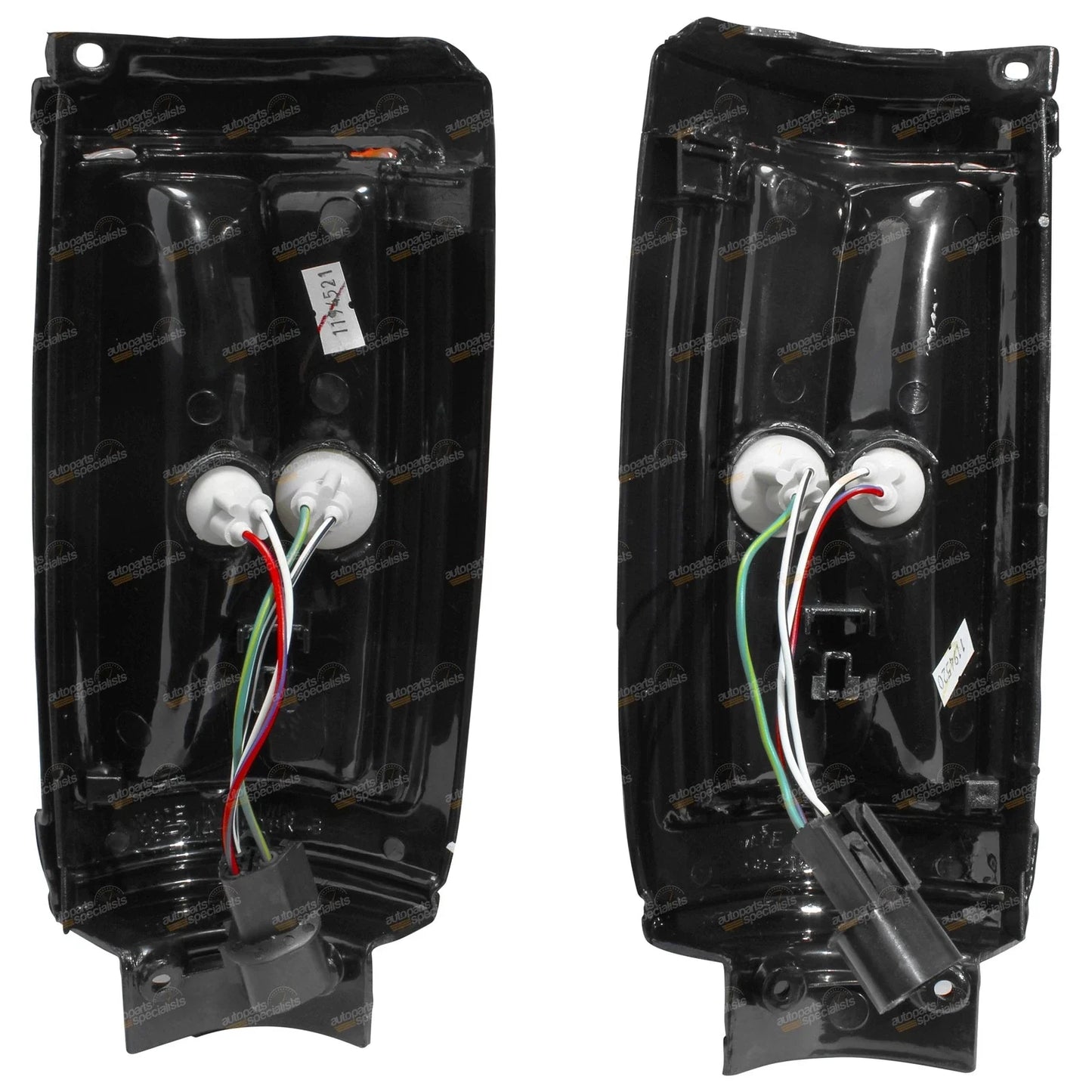 LH+RH Black Corner Lights Pair for Mitsubishi Triton ME MF MG MH MJ(1986-1996)