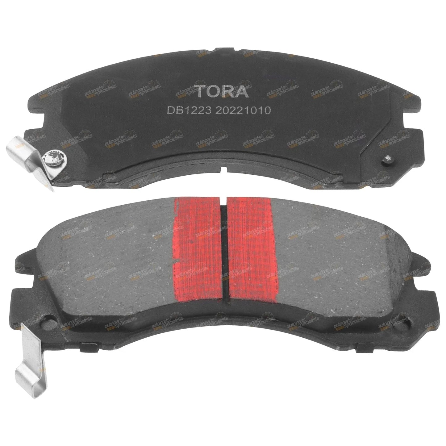 Front Disc Brake Pads 314mm Rotors for Mitsubishi Triton MK (2005 - 2006)