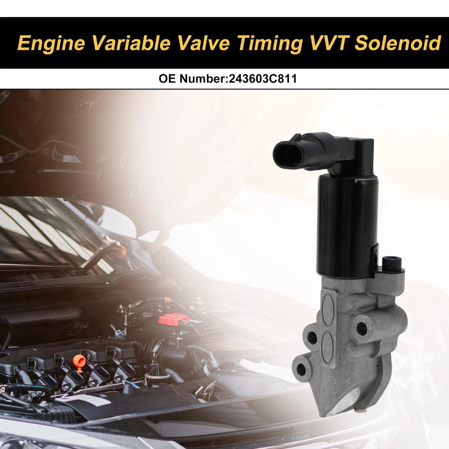 Engine Camshaft Oil Control Valve for Hyundai Genesis (2009–2011) No. 243603C811