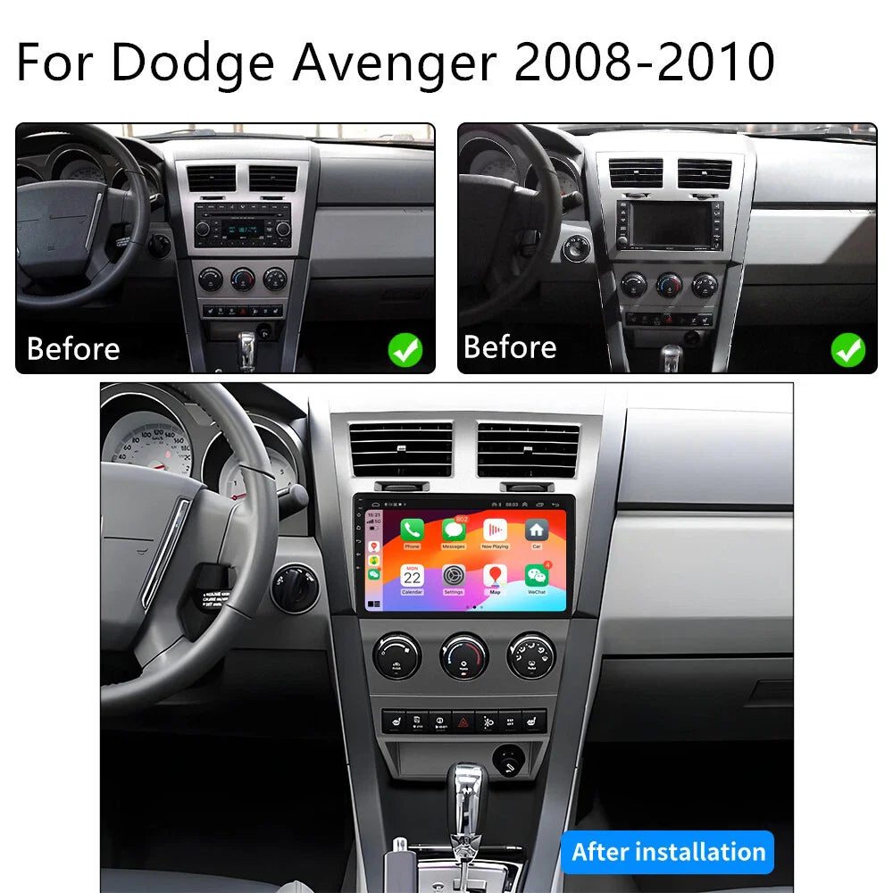 9'' Car Stereo Radio GPS Navigation for Dodge Avenger (2008-2010)