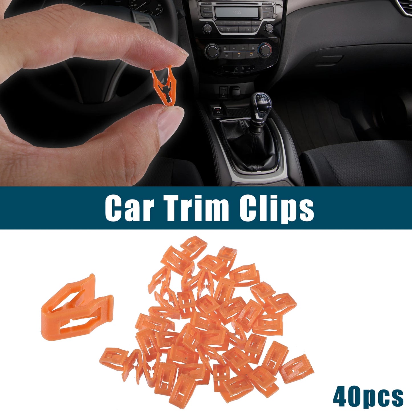 Set of 40 Interior Trim Retainer Clips for Ford Dodge