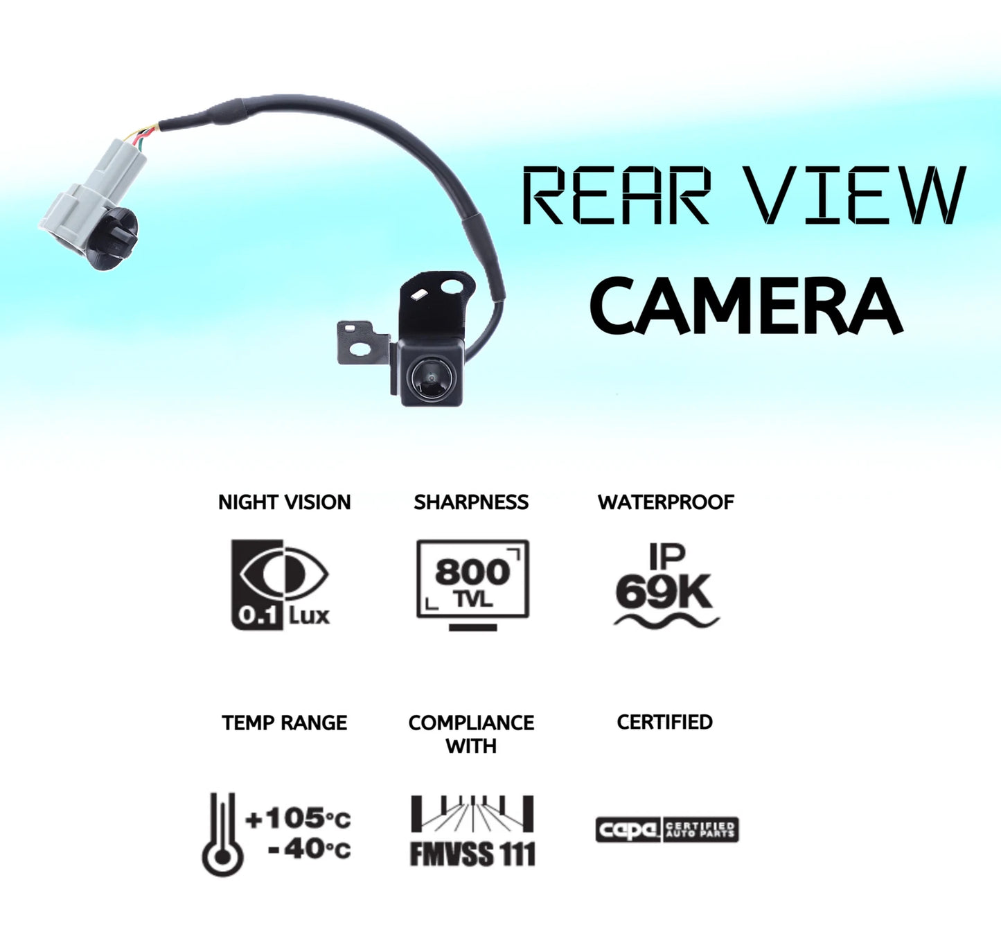 Reverse Camera OE Connector for Nissan Navara D23 (2015–Present)