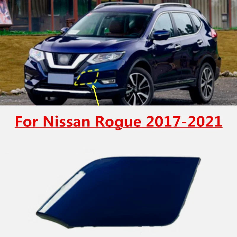 Tow Hook Eye Cover Cap / 1x / Blue Front Bumper for Nissan Rogue (2017–2021)