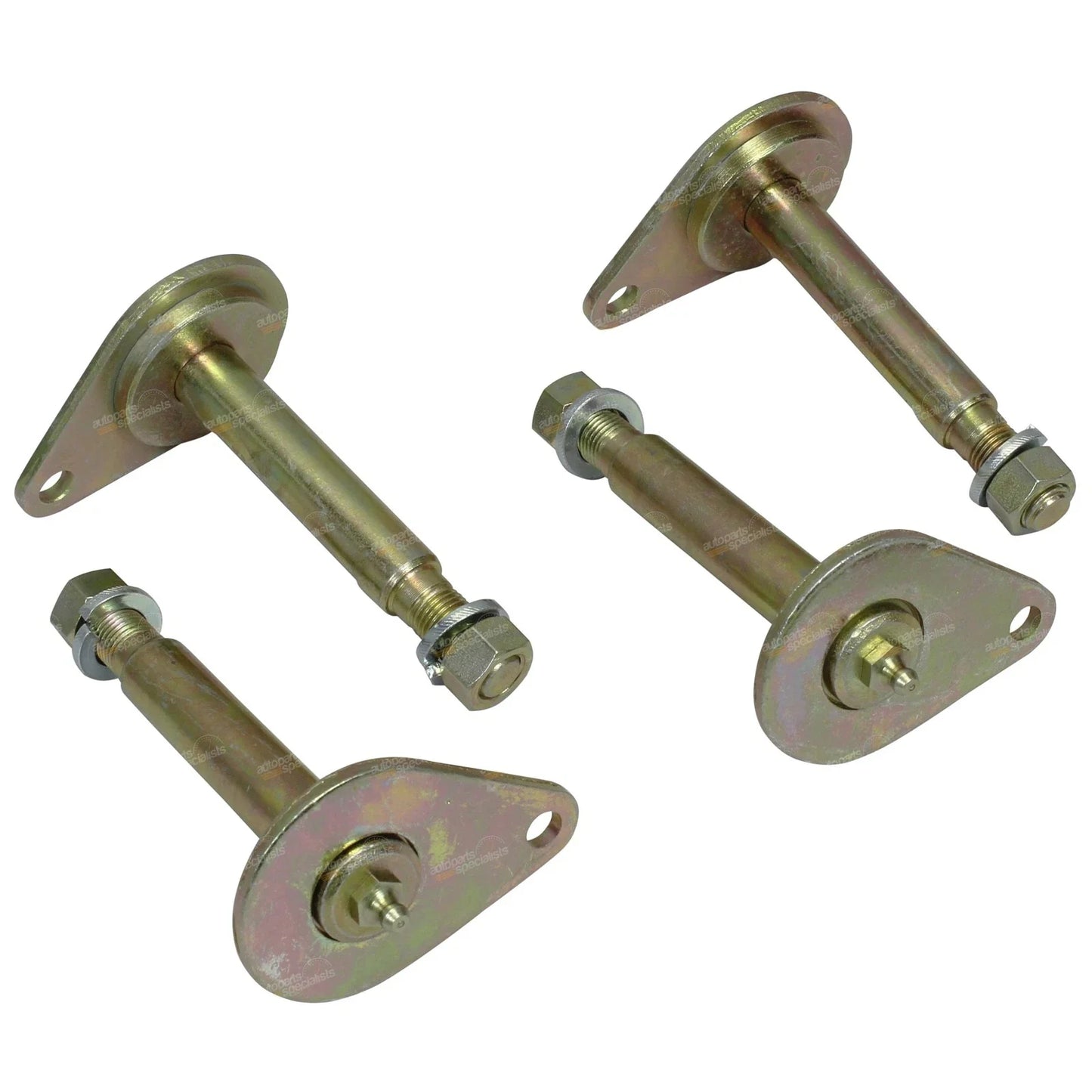 Set 4 Greasable Pins Leaf Springs for Landcruiser 40 60 Series Front + Rear