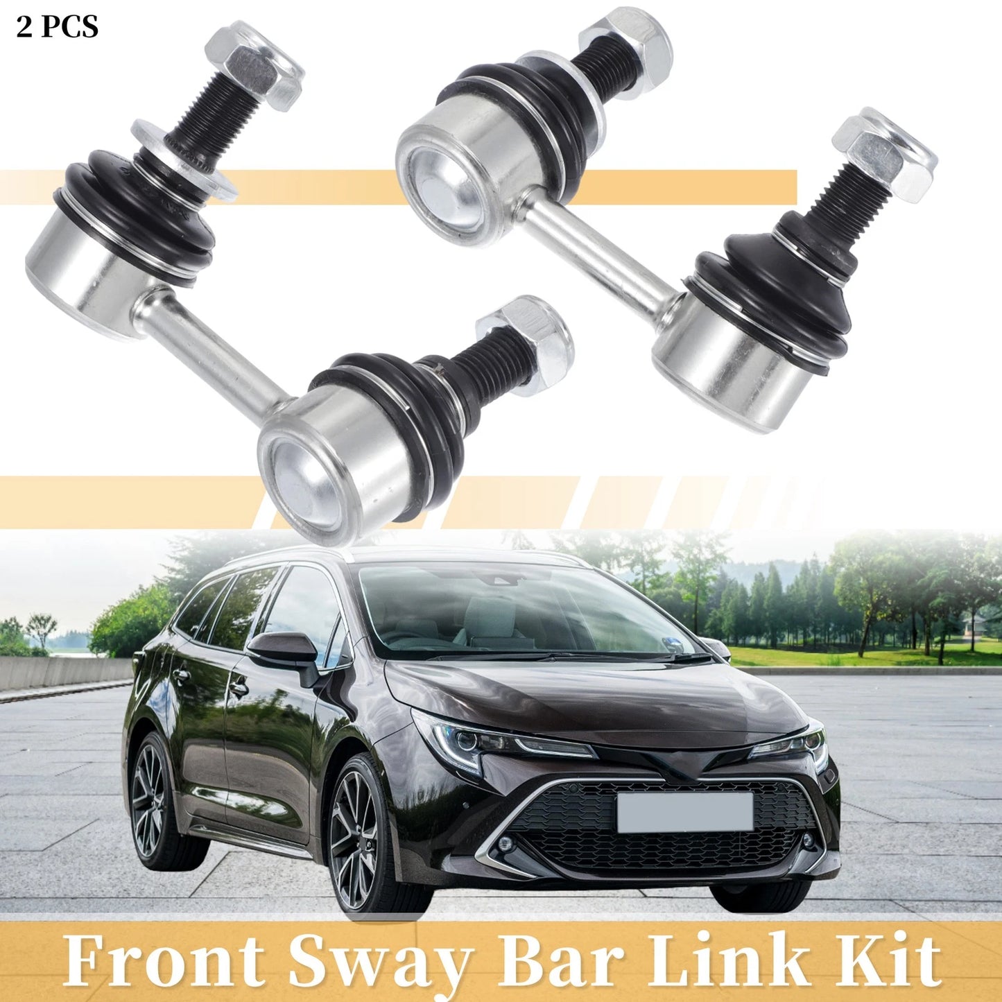 2pcs Front Stabilizer Sway Bar Link for Toyota Tacoma (2001–2004)