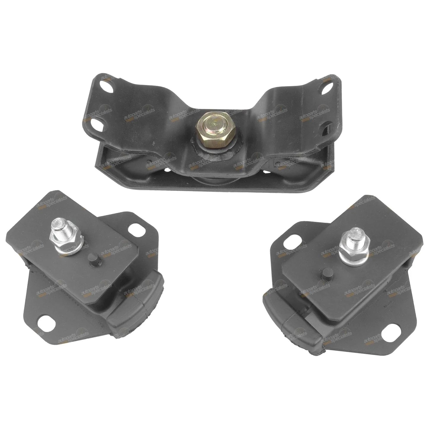 Front Engine + Rear Rubber Gearbox Mounts for Hilux LN65 (1988–1997)
