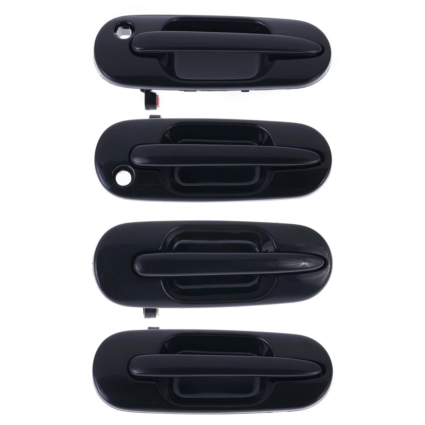 Set of 4 Door Handles for Honda CR-V (1997–2001) Black