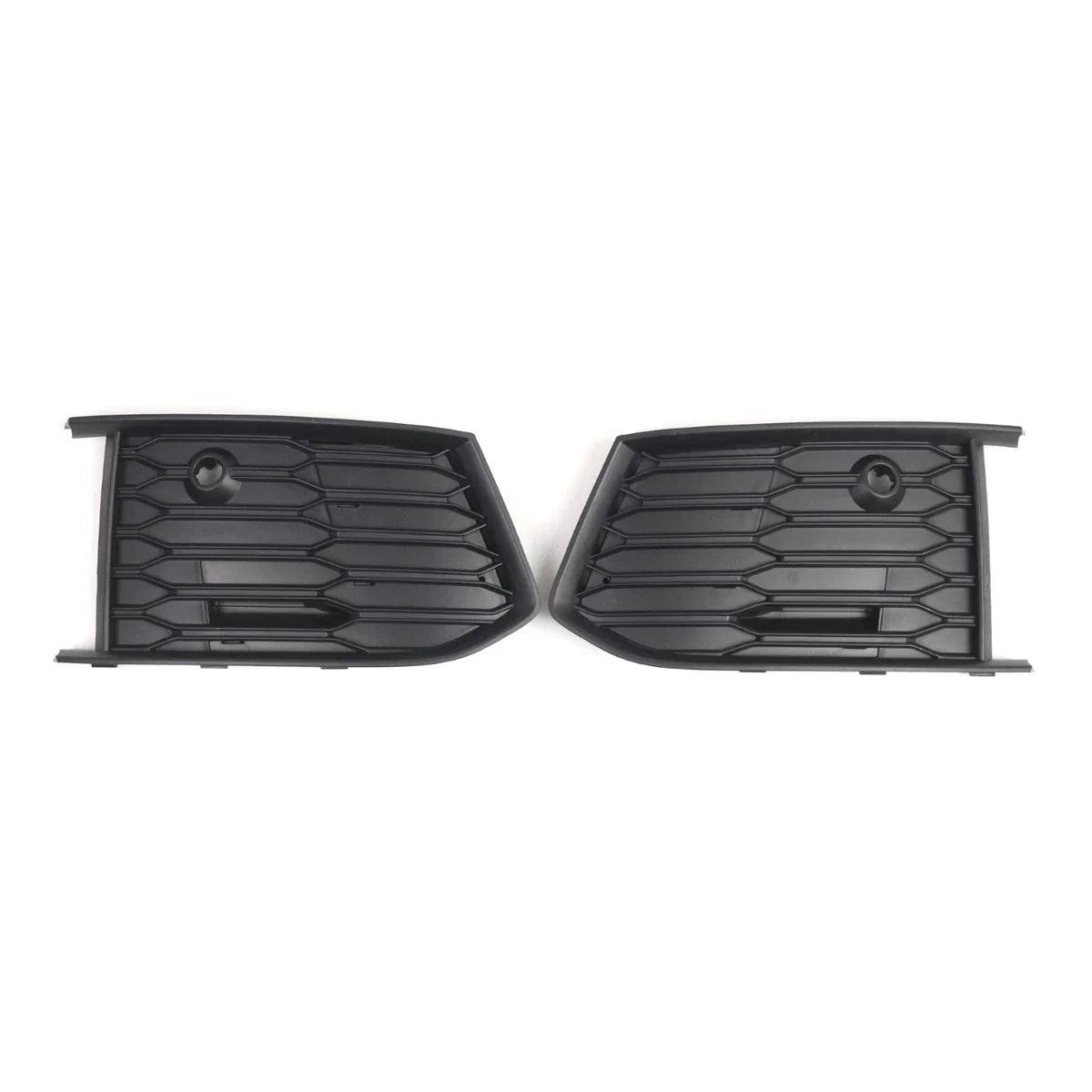 Pair Black Bumper Lower Side Grill Cover for Audi A6 S Line S6 (2019–2024)