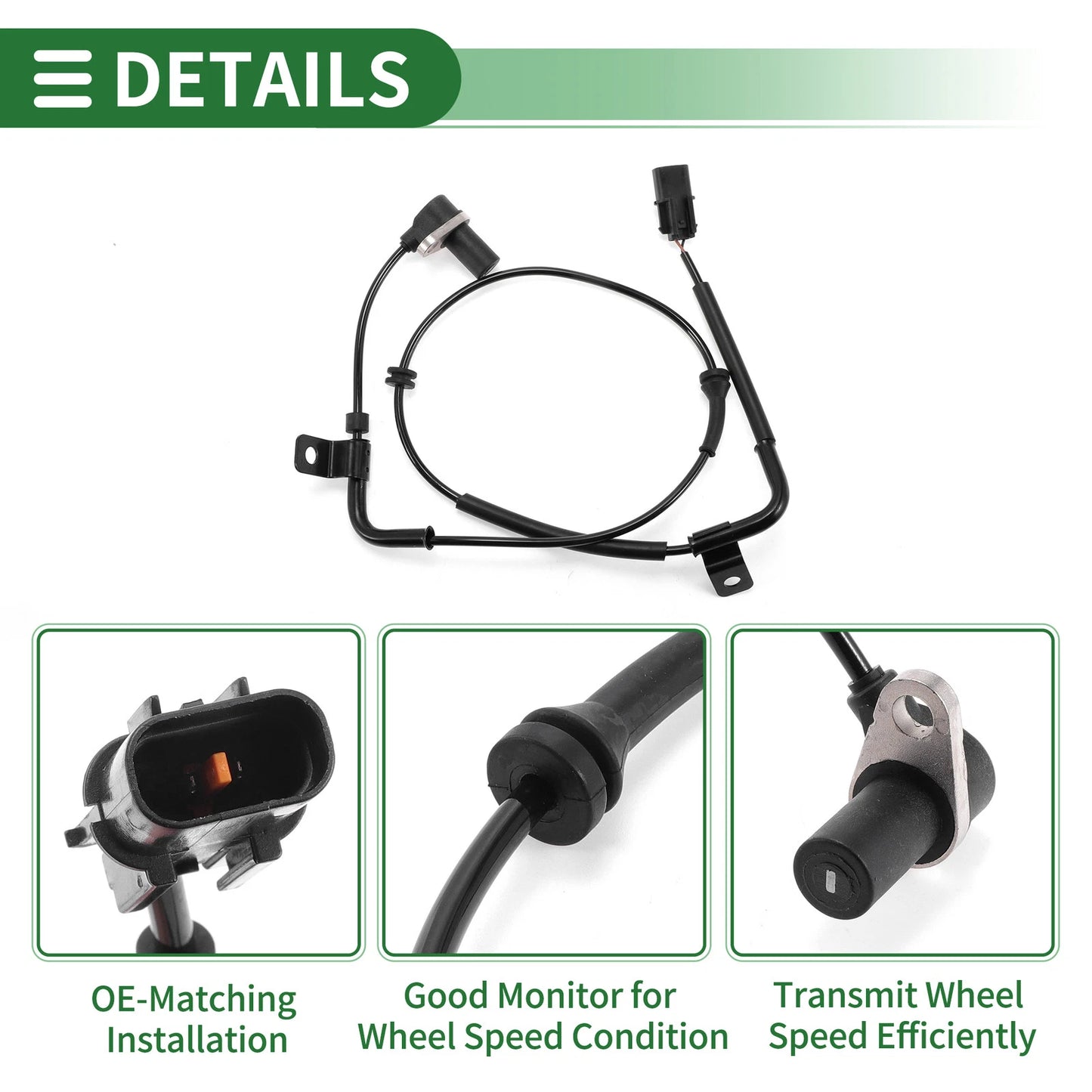 ABS Wheel Speed Sensor No. 59880H1050 for Hyundai Terracan (2001–2006)