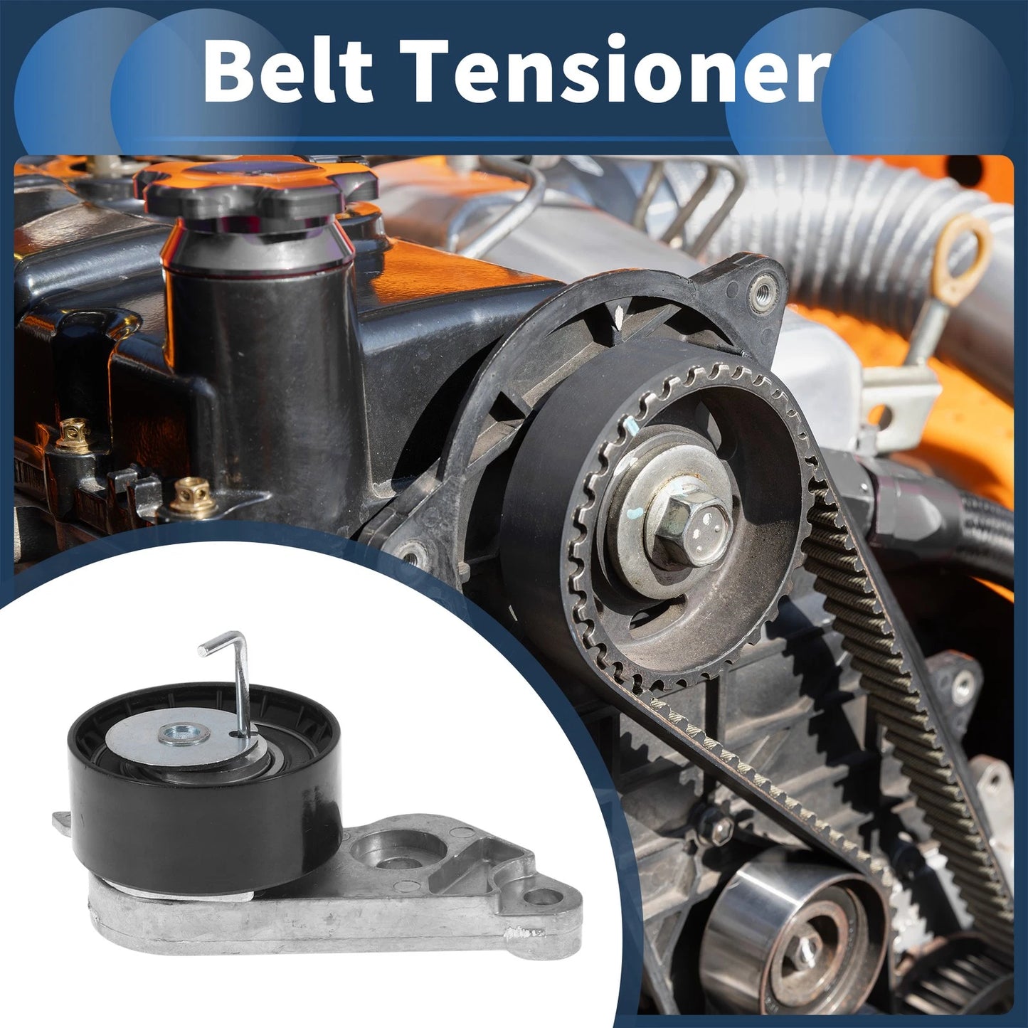 Belt Tensioner for Ford Focus (2004–2010) No. 1039422/1301972 Metal