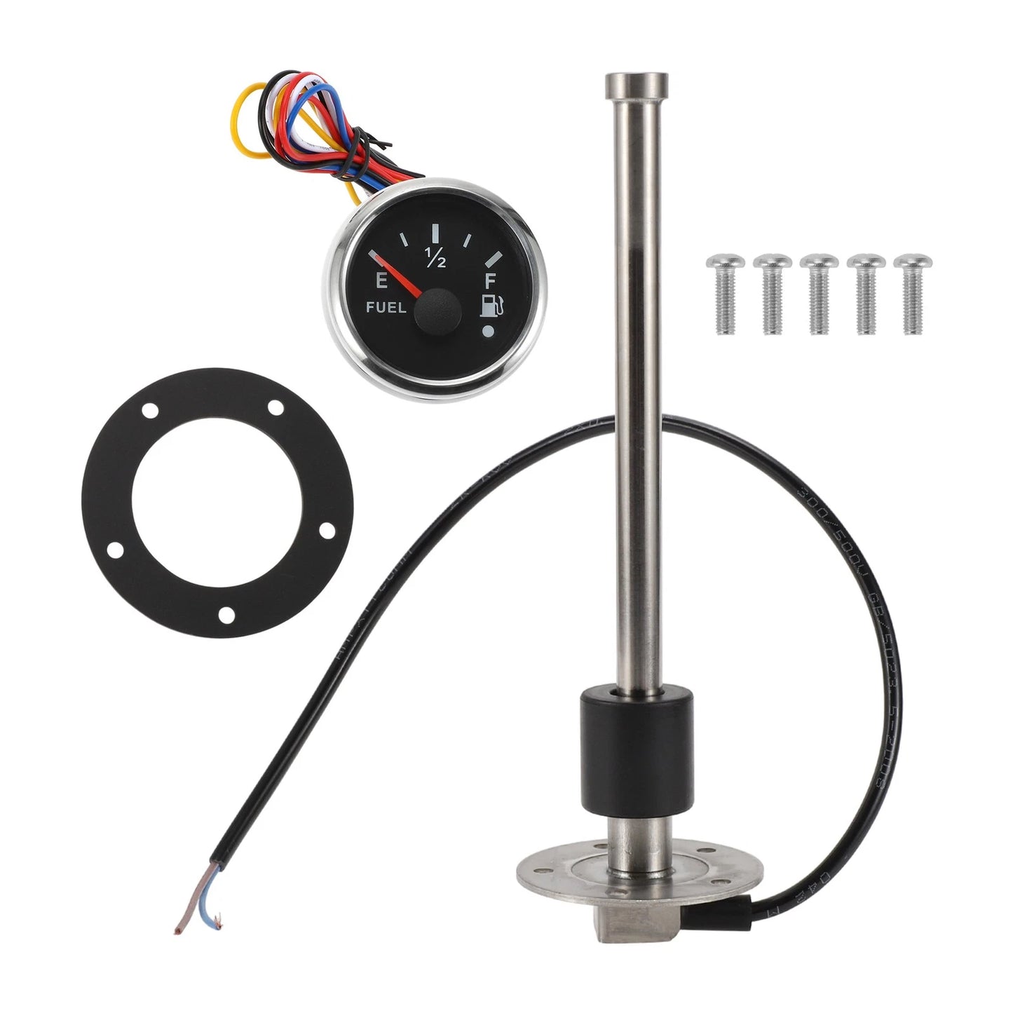 Fuel Sending Unit and Gauge Kit 240-33 Ohm for Boat Car Truck (216mm)