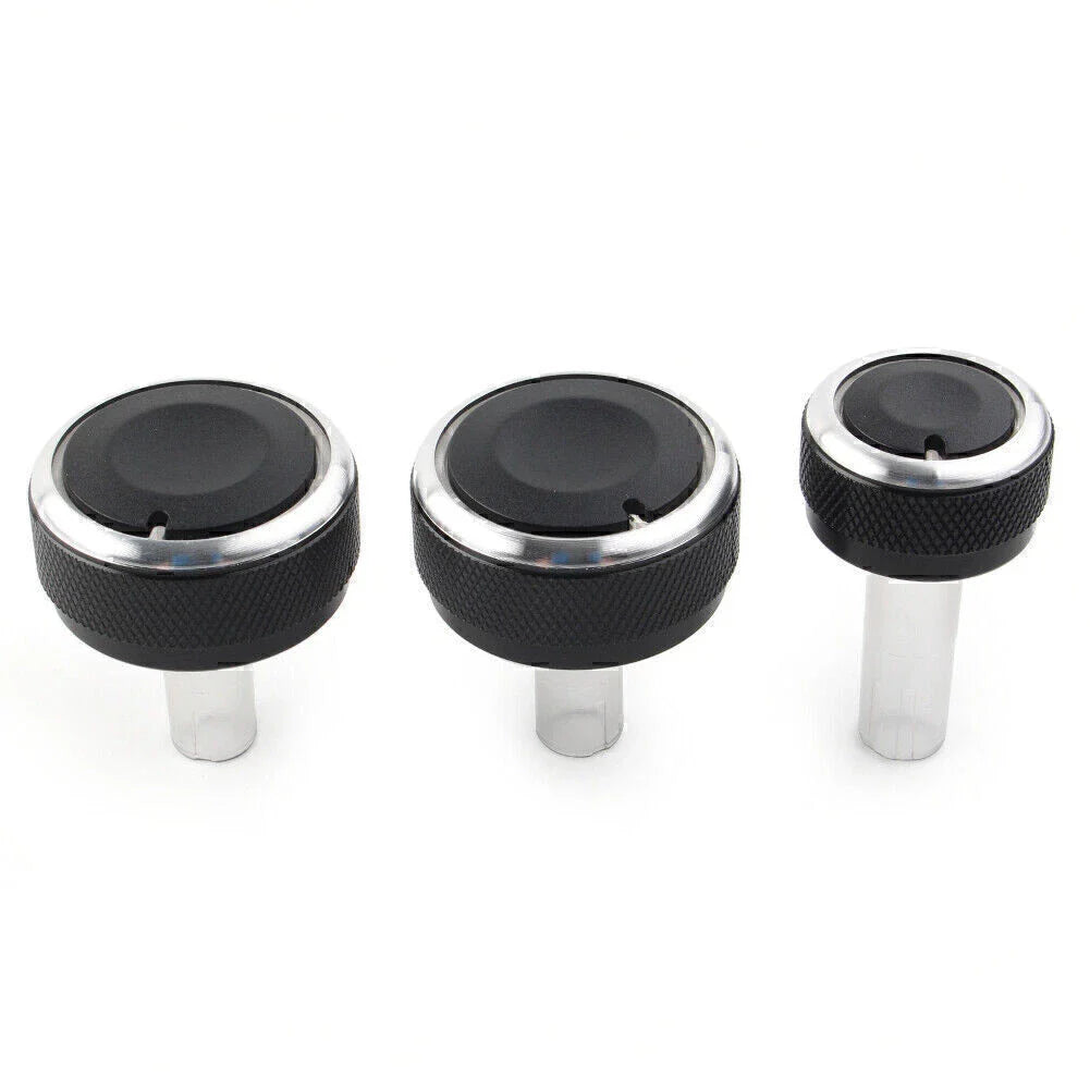 3 x A/C Control Knob Switch Panel for VW Golf MK4, Passat B5, Bora (1998-2006)