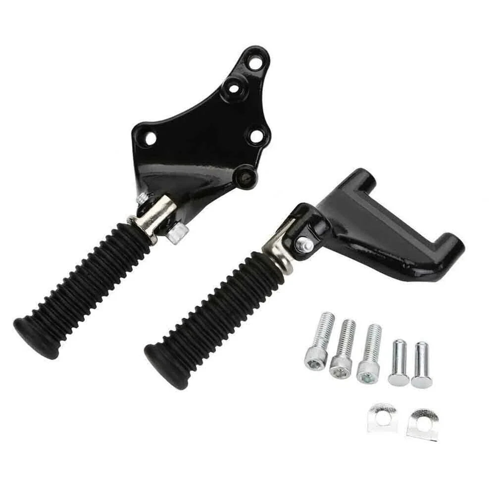 Rear Passenger Foot Pegs Mounts for Harley Sportster XL1200 Iron 883 (14-20)