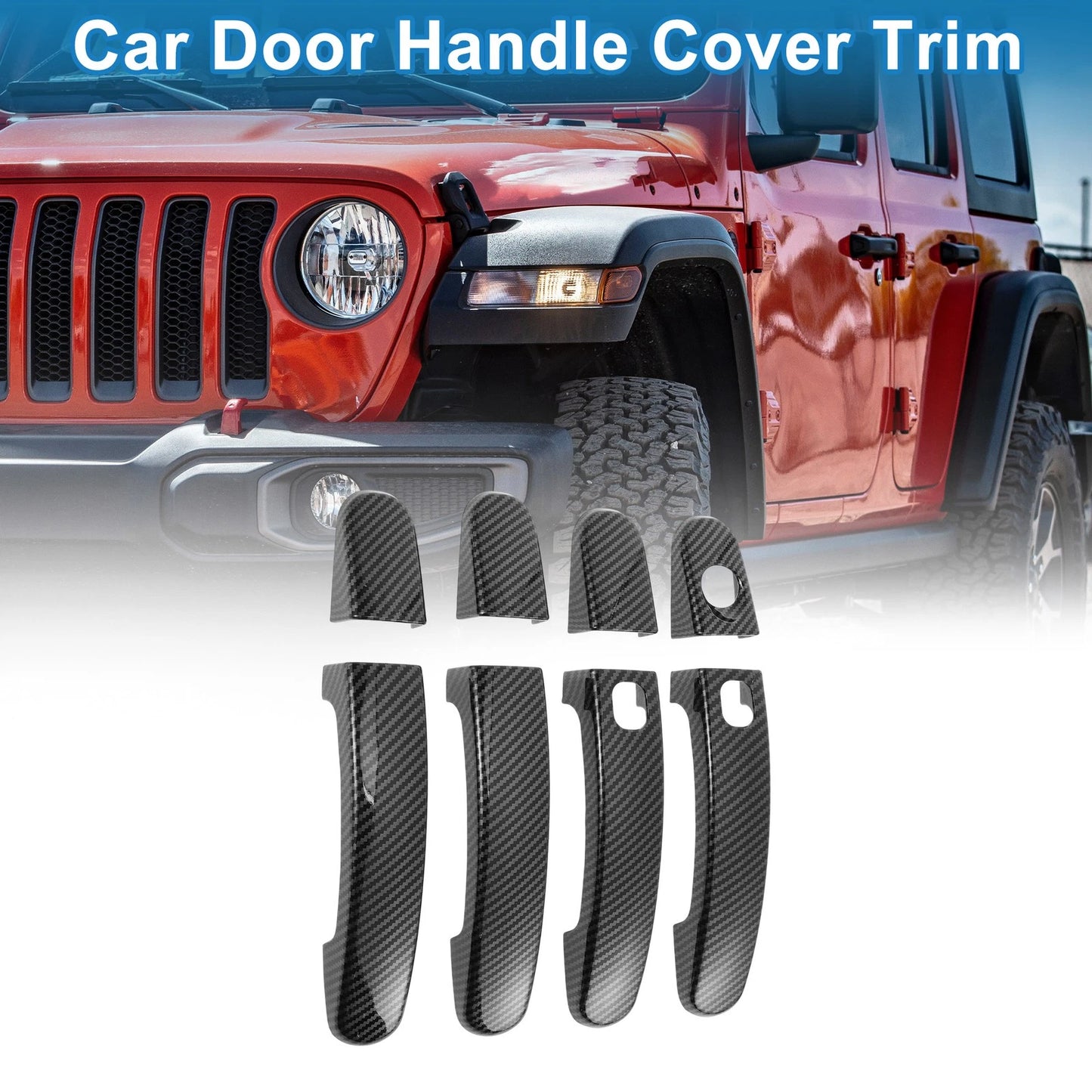 Door Handle Cover Trim for Ford Ranger - Silver Tone