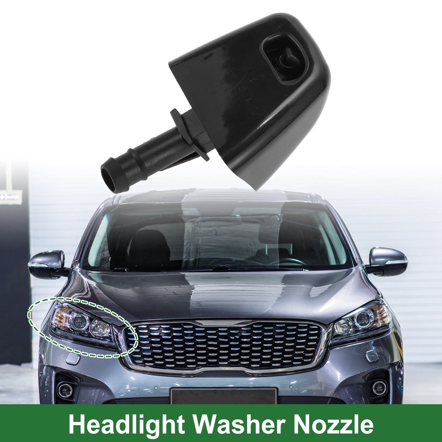 Front Passenger Side Headlight Washer Nozzle for Nissan X-Trail (2014–2020) No. 286411DL0A
