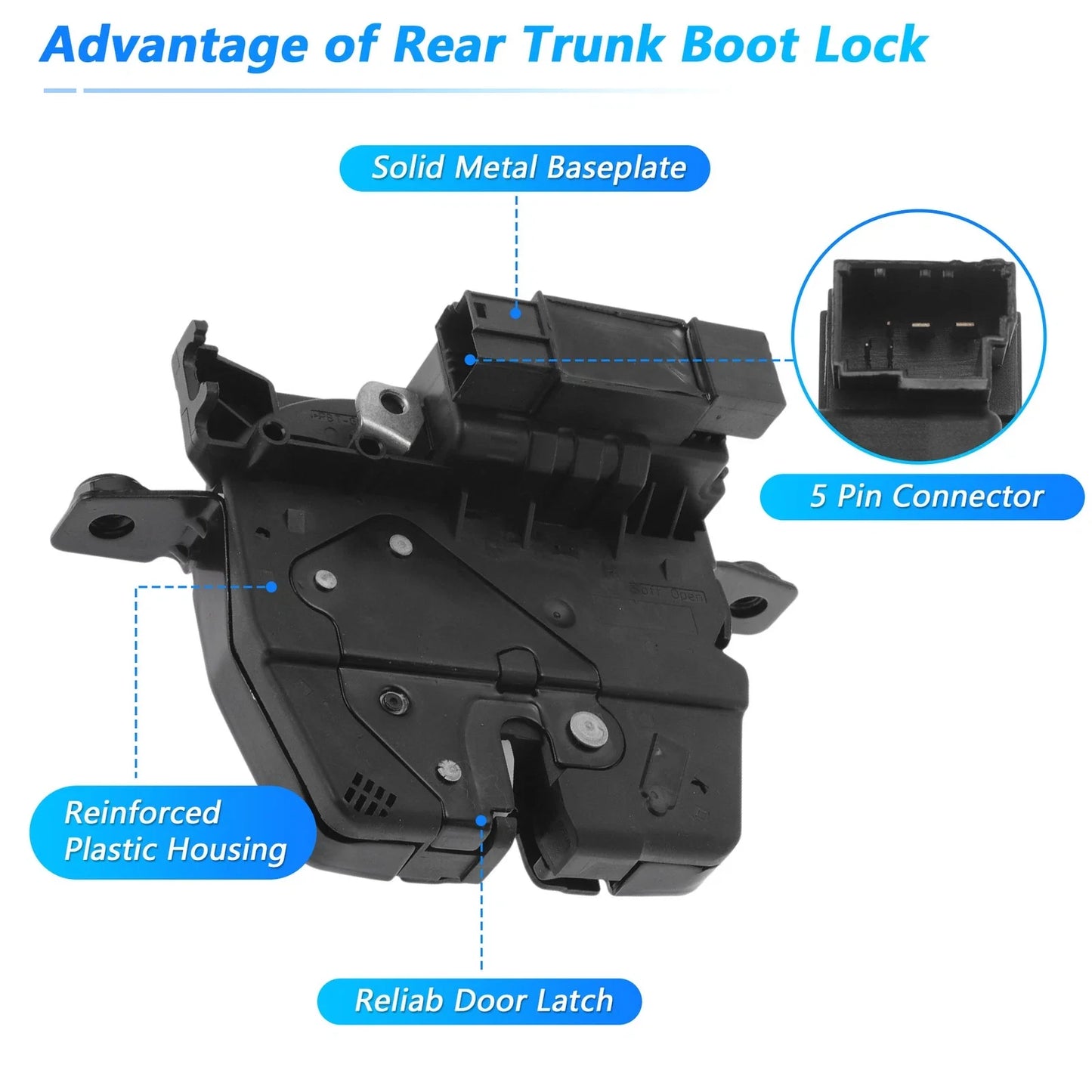 Rear Trunk Latch Actuator for BMW 3 Series Touring F31 (2011-2019)