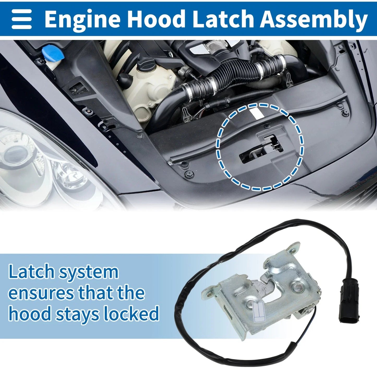 Hood Latch Assembly for BMW X5 E70 (2010-2013)