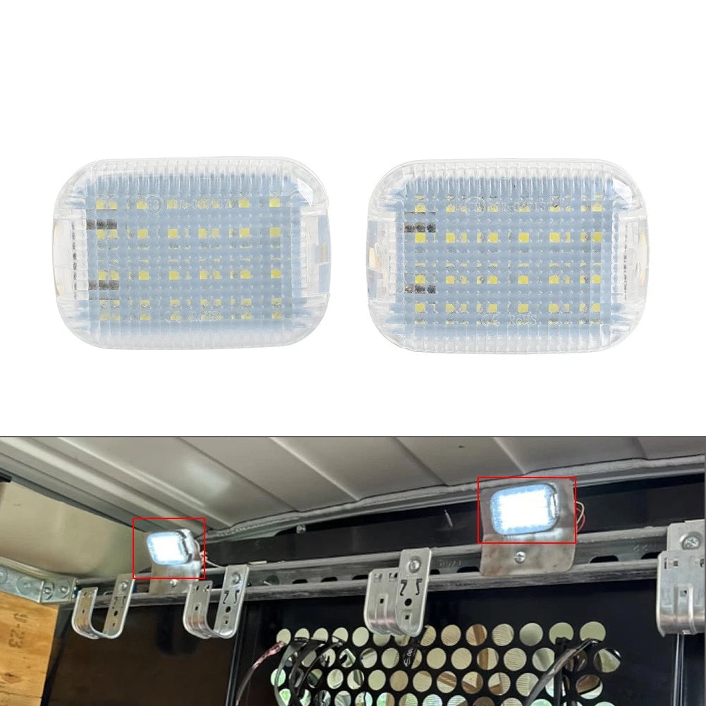 2X ABS Interior Cargo Dome Lights for Ford Transit (2015–2024)