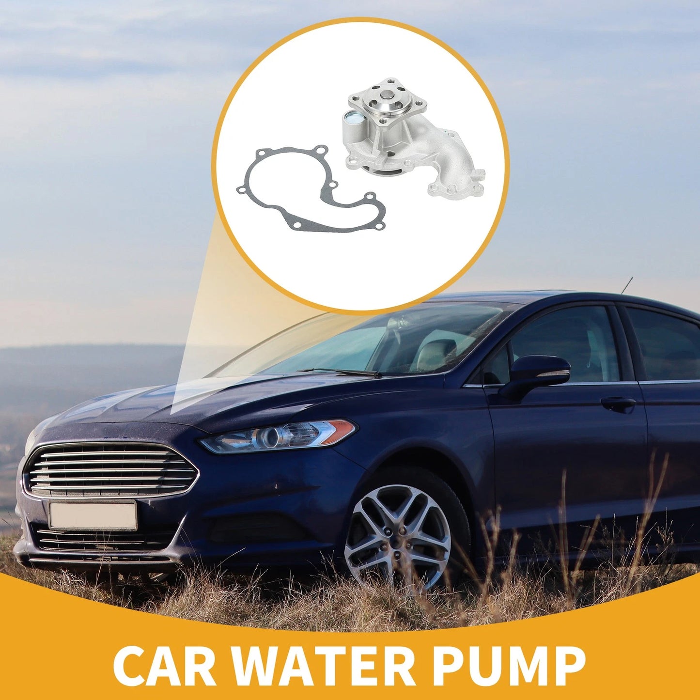 Water Pump for Ford Focus (1999) No.XS4J8591AC/XS4J8591DB/7G9Q8501AA